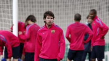 <b>EL LÍDER. </b>Messi es la figura a la que se agarra todo el barcelonismo.