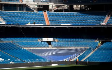 Así avanzan las obras del Santiago Bernabéu