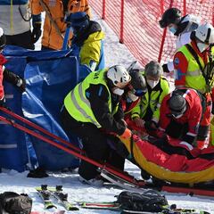Tommy Ford, evacuado en helicóptero tras una fuerte caída