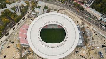 Egipto-Uruguay para estrenar el bizarro Ekaterimburgo Arena