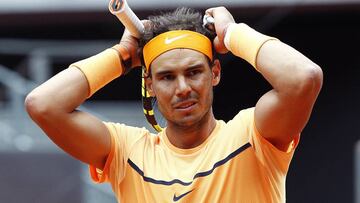 Nadal, durante el partido.