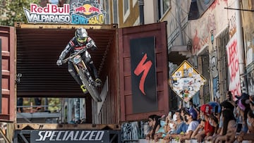 Gonzalo Gajdosech performs during Red Bull Valparaiso Cerro Abajo in Valparaiso, Chile on February 27, 2022. // Luis Barra / Red Bull Content Pool // SI202202280027 // Usage for editorial use only //