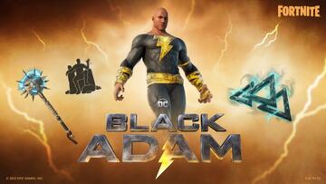 Arte oficial de Black Adam en Fortnite