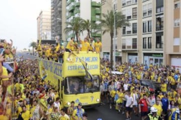 Todo Cádiz celebra el ascenso a Segunda División