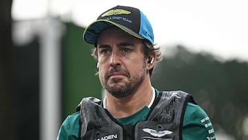 Fernando Alonso, en Singapur.