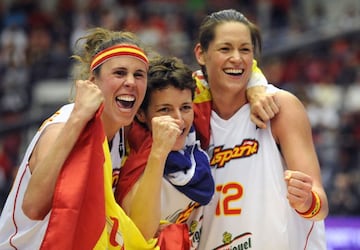 Amaya Valdemoro, Elisa Aguilar y Anna Montañana.