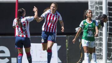 Guadalajara derrotó por 2-0 a León, pero para avanzar a Semifinales, necesita que las felinas pierdan este domingo el Clásico Regiomontano.