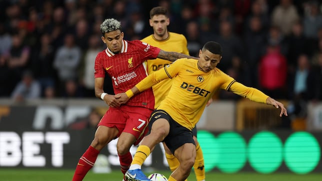 Liverpool y Díaz, lideres de Premier tras triunfo sobre Wolves