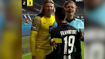 Esta sí que no la esperaba nadie: bronca de Haaland en español