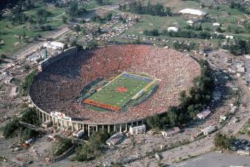 En Pasadena, California, este recinto cumplirá en la próxima decada 100 años. Aquí fue donde México le ganó el pase a la Copa Confederaciones a Estados Unidos.