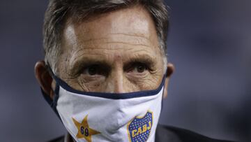 Soccer Football - Copa Libertadores - Quarter final - First Leg - Racing Club v Boca Juniors - Estadio Presidente Peron, Buenos Aires Argentina - December 16, 2020 Boca Juniors coach Miguel Angel Russo before the match Pool via REUTERS/Juan Ignacio Roncoroni