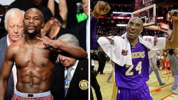 Mayweather plantea a Kobe Bryant el reto del mill&oacute;n