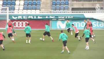 El Madrid sigue preparando el derbi ante el Atlético