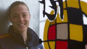 Celia Jiménez, internacional sub-19 con España.
