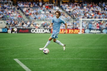 Mix Diskerud, del New York City FC en la décima posición