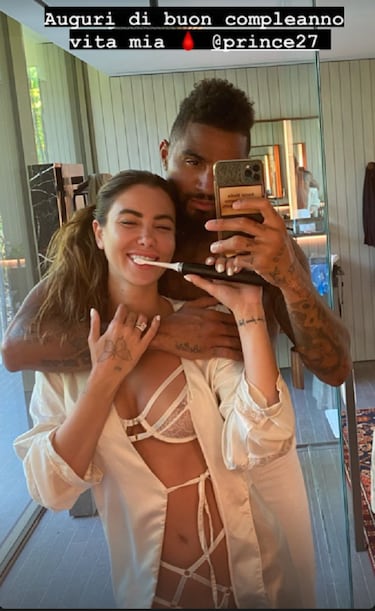 La sugerente imagen con la que Valentina Fradegrada ha felicitado a Prince Boateng