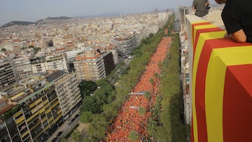 Manifestación Diada Cataluña