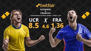 Ucrania vs. Francia: horario, dónde ver, pronósticos y clasificación