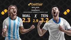 Málaga CF vs. CD Tenerife: horario, dónde ver, pronósticos y clasificación