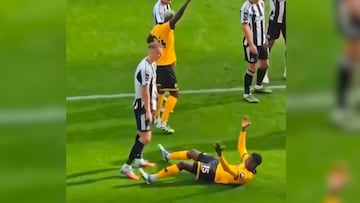 Su actuación frente a la marca del defensor no sirvió de nada para cambiar que los Wolves cayeran 1-0 en su visita al Newcastle.