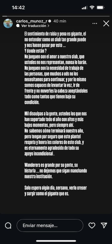 “No jueguen con el amor a nuestro club, que ustedes no nos representan y nunca lo harán”