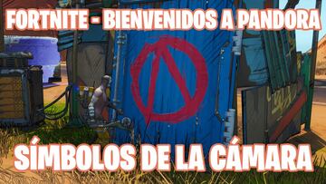 Fortnite Battle Royale - Temporada X | Desaf&iacute;o de Bienvenidos a Pandora: busca s&iacute;mbolos de la C&aacute;mara distintos