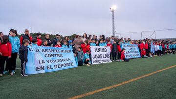 El árbitro agredido en Aranda de Duero pasa a planta y el supuesto agresor queda en libertad