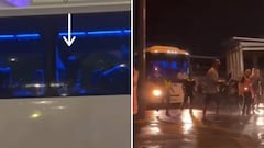 Captan a jugadoras iraníes pidiendo ayuda desde el autobús por temor a represalias