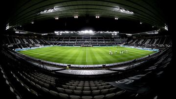 El Pride Park Stadium, estadio del Derby County.