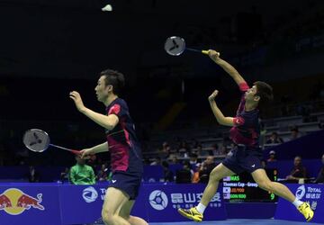 Lee Yong Dae and Yoo Yeaon Seong of South Korea 