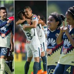 América domina todas las categorías del fútbol mexicano