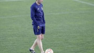 Marcelino en un entrenamiento