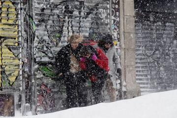 Nueva York bajo la nieve: imágenes impresionantes