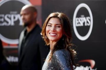 La portera de la selección estadounidense de fútbol Hope Solo.