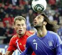 Grecia y Rusia preparan la Eurocopa con un empate