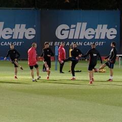 El Barcelona entrenó con la mirada puesta en el Leganés