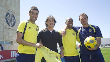 23/05/13 VILLARREAL ENTREVISTA
BRUNO JAVI SANCHIS , MARCOS SENNA Y PASCUAL DONAT REMEMORAN LOS 15 AÑOS DEL ASCENSO A PRIMERA DIVISION