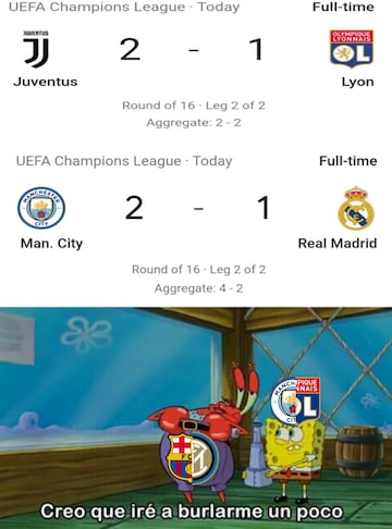 Los mejores memes que dejó la eliminación de la Juventus y el Real Madrid