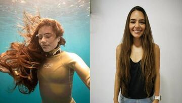 Sofia Goméz, deportista colombiana de apnea