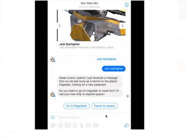 Juega en Facebook Messenger con este bot de Star Wars Rogue One