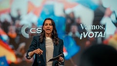 La portavoz de CS en el Congreso de los Diputados, Inés Arrimadas, durante el acto de cierre de campaña de Ciudadanos, en el Estudio Zenit, a 26 de mayo de 2023, en Madrid (España). El acto se celebra de cara a las próximas elecciones municipales y autonómicas del 28 de mayo. Hoy es el último día de campaña electoral, y mañana, 27 de mayo, tiene lugar la Jornada de Reflexión, día en el que la ley prohíbe difundir propaganda electoral o realizar actos de campaña.
26 MAYO 2023;CIUDADANOS;CS;ELECCIONES;28M;28 DE MAYO;CAMPAÑA;CAMPAÑA ELECTORAL
Gabriel Luengas / Europa Press
26/05/2023