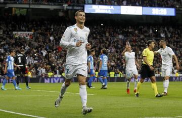 Gol 3-2 Cristiano Ronaldo de penalti. Roberto paró el lanzamiento del portugués desde el punto de penalti, pero el rechace lo aprovechó para marcar el madridista