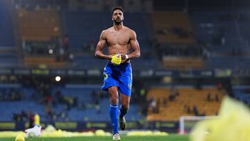 CADIZ, SPAIN - FEBRUARY 09: Chris Ramos of Cadiz CF reacts after the LaLiga EA Sports match between Cadiz CF and Real Betis at Estadio Nuevo Mirandilla on February 09, 2024 in Cadiz, Spain. (Photo by Fran Santiago/Getty Images)