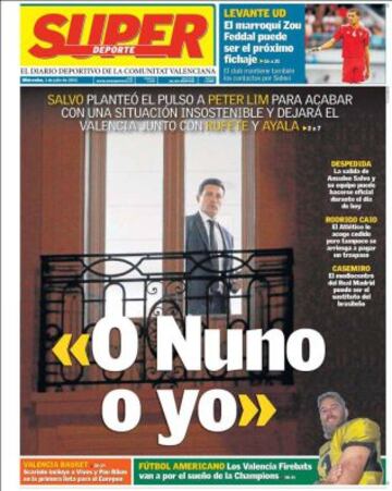 Portadas de la prensa deportiva