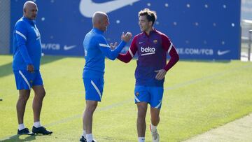 Xavi, resignado: s¨®lo recupera seguro para el derbi a Eric y Nico