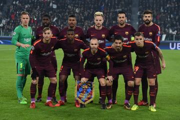 Equipo del Barcelona.