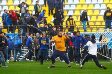 En julio pasado, hinchas de Everton y Santiago Wanderers protagonizaron graves incidentes en el Sausalito de Viña del Mar.