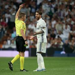 Competición suspende a Ramos por un partido: baja en Riazor