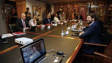 Imagen de la presentación de la Comisión de Ayuda al Deportista en el Consejo Asesor del Deporte Español (CADE).