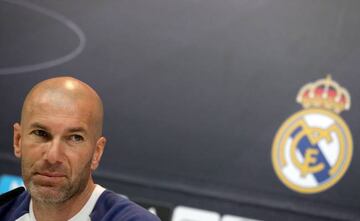 Zinedine Zidane speaks ahead of the Real Betis game on Sunday night.